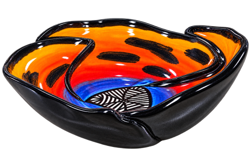 Abstract Ceramic Bowl