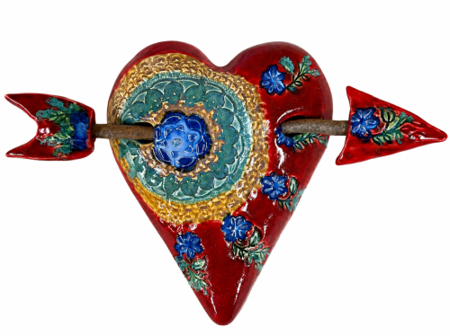 Crimson Garden Heart & Arrow