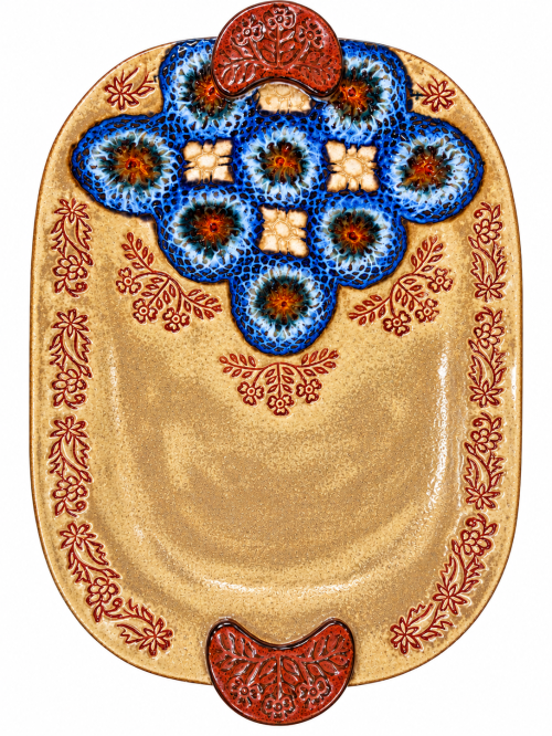 Floral Serving Platter