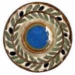 Olive Branch Ceramic Plate