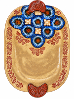 Floral Serving Platter